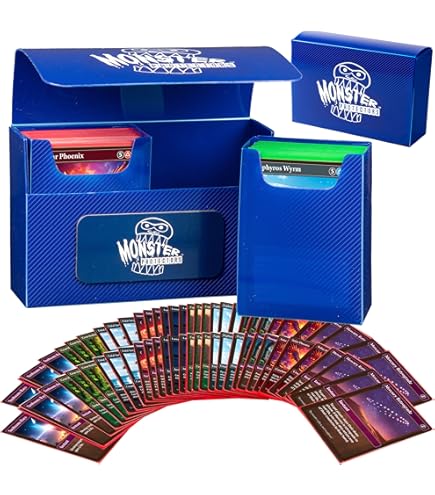 Amazon.com: Monster Protectors Magnetic Double Deck Box- Blue